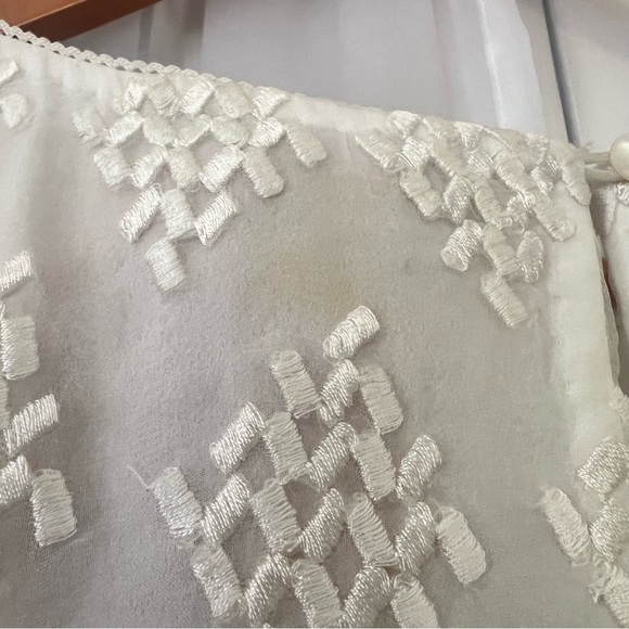 Embroidered Cypress Maxi Dress Ruffle Tiered XXSP - Picture 9 of 11